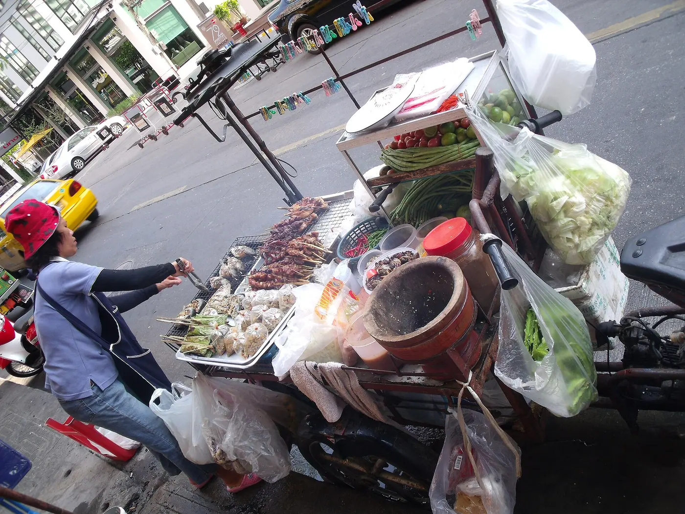 Bangkok street food vendor in Thailand Bangkok street food vendor in Thailand