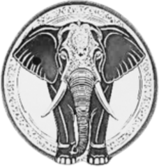 Elephant Ear Thai Eatery elephant emblem logo