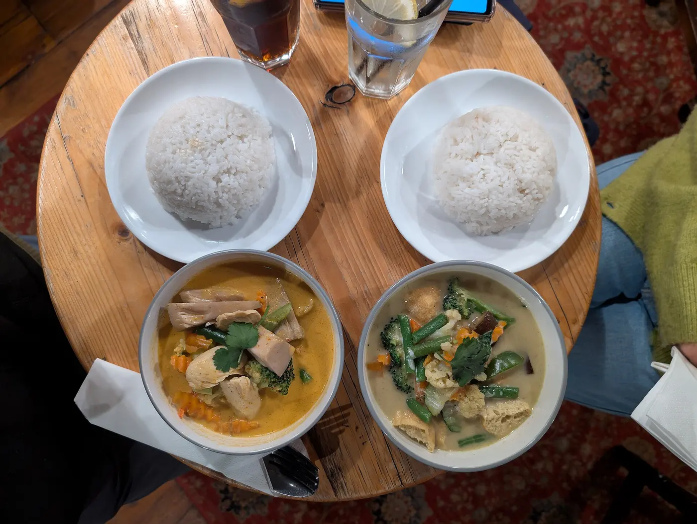 Curries at Elephant Ear Thai Eatery, Hell's Kitchen NYC