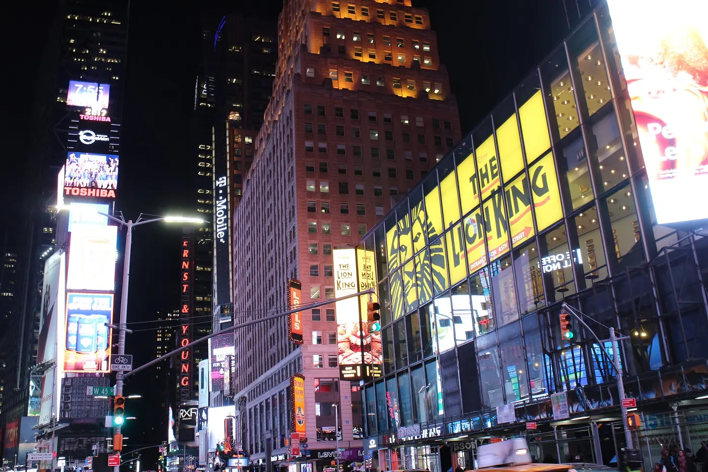 Times Square Broadway Lights Broadway lights in Times Square near Hell's Kitchen